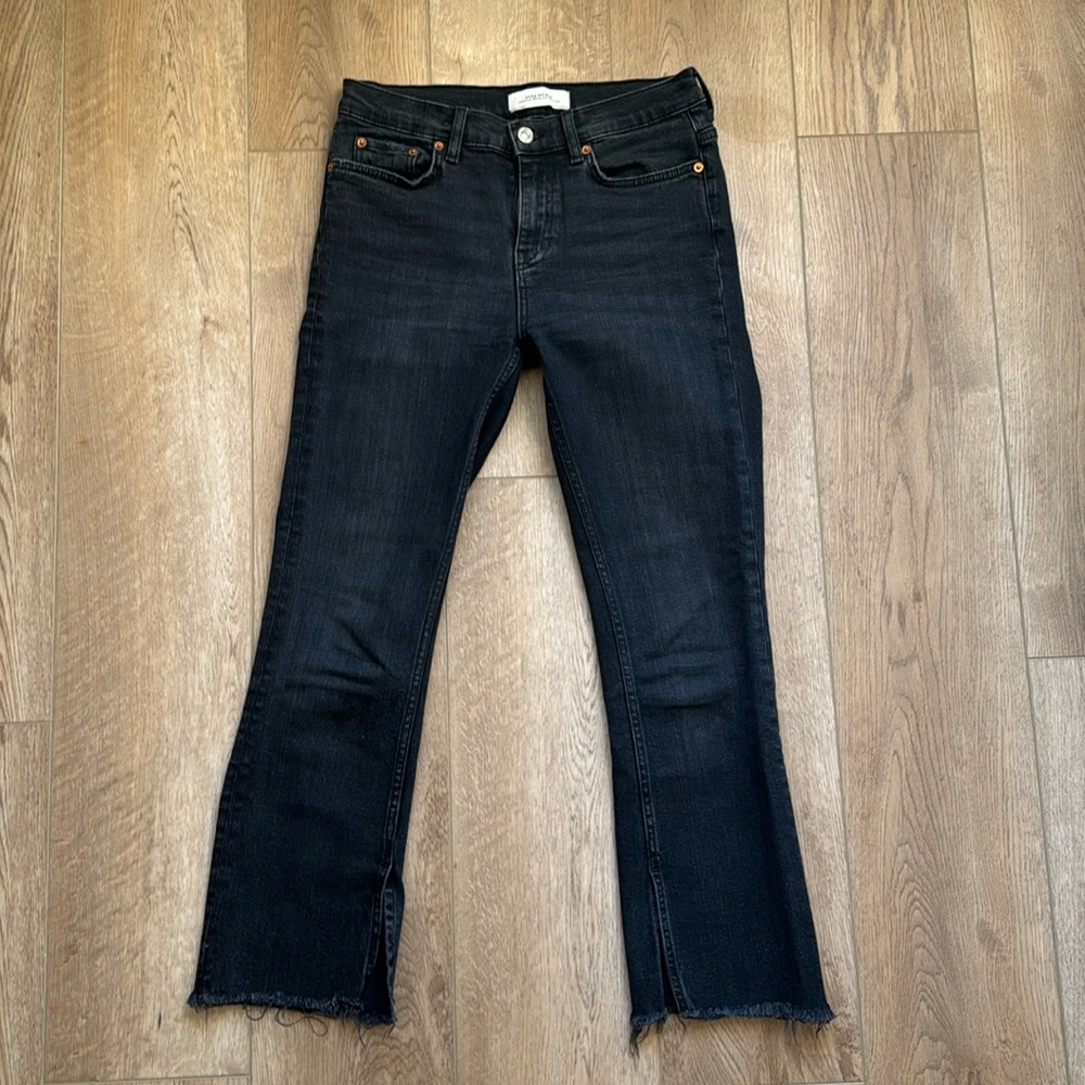 Zara women’s black denim jeans